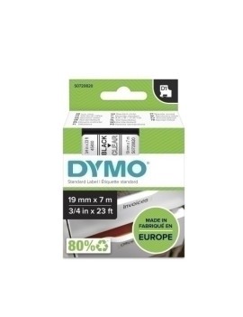 Cinta Rot.Dymo Lm D1 7M 19 Negr.S/Trans