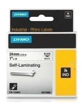 Cinta Rot.Dymo Rhino Vinilo 24 Blanco Al