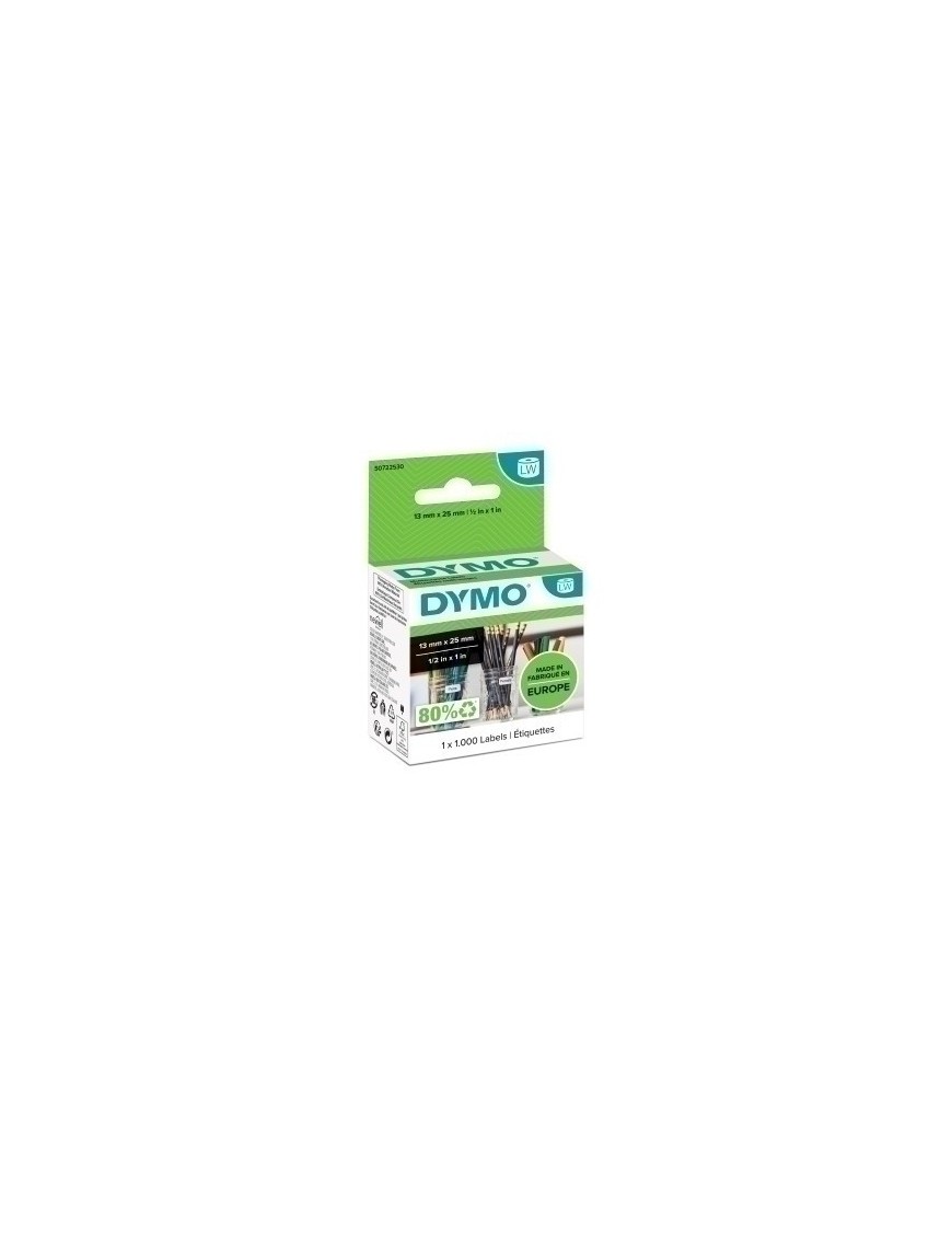 Etiq.Dymo Lw  13X25Mm Rl.1.000 Multifun.