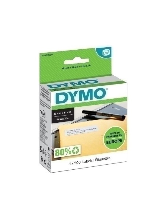 Etiq.Dymo Lw  19X51Mm Rl.500 Multifunc.