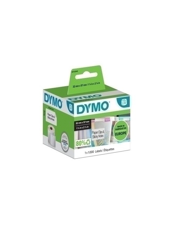 Etiq.Dymo Lw  32X57Mm Rl.1.000 Multifun.