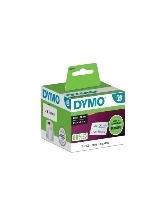 Etiq.Dymo Lw  41X89Mm Rl.300 Identific.