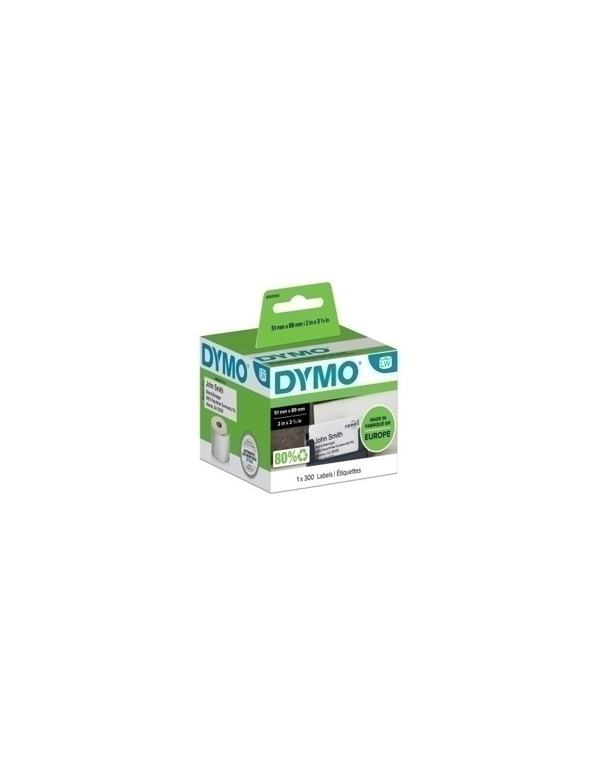 Etiq.Dymo Lw  51X89Mm Rl.300 No Adhesivo