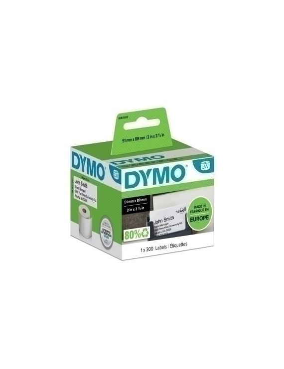 Etiq.Dymo Lw  51X89Mm Rl.300 No Adhesivo