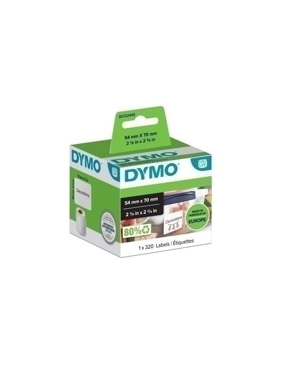 Etiq.Dymo Lw  54X70Mm Rl.320 Multifunc.