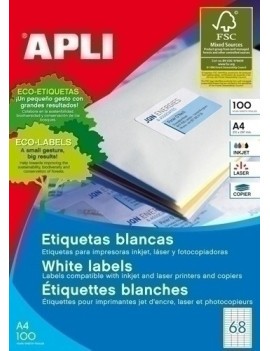 Etiq.Imp.Apli 01282 100H A4 48,5X16,9