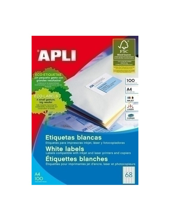 Etiq.Imp.Apli 01282 100H A4 48,5X16,9