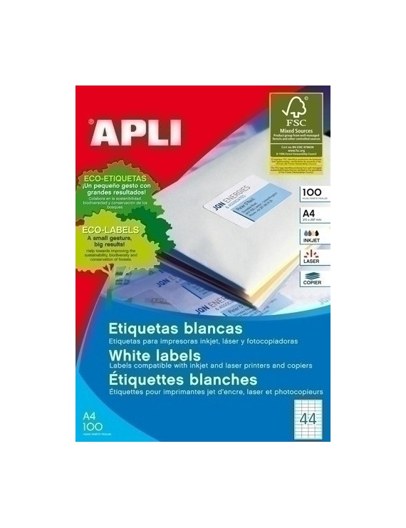 Etiq.Imp.Apli 01285 100H A4 48,5X25,4