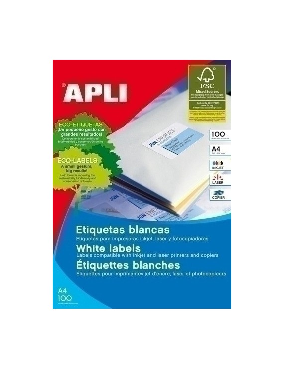 Etiq.Imp.Apli 01286 100H A4 52,5X29,7