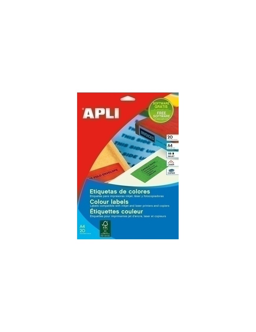 Etiq.Imp.Apli 01592 20H A4 Azul 70X37