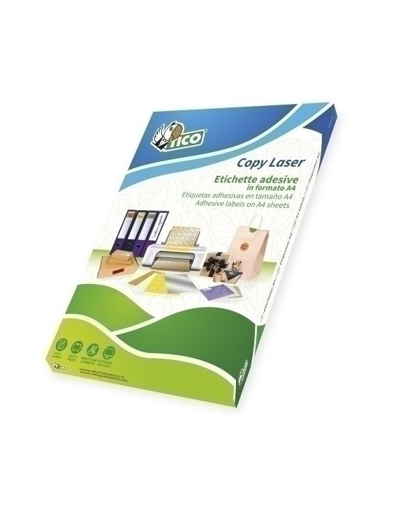 Etiq.Imp.Tico Lp4W-10574 100H A4 Blanca