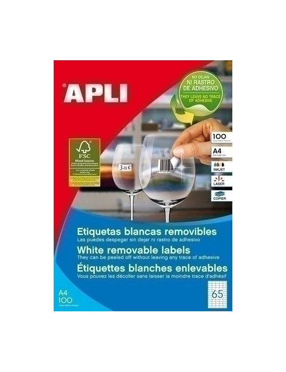 Etiq.Imp.Apli 03052 100H A4 38X21,2