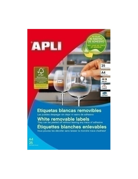 Etiq.Imp.Apli 03054 100H A4 48,5X25,4