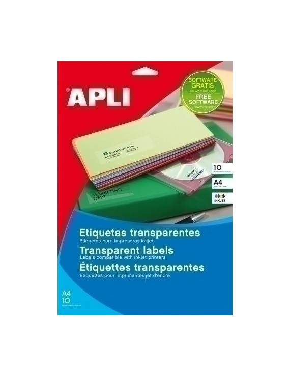 Etiq.Imp.Apli 10967 10H A4 Plt 63,5X38,1