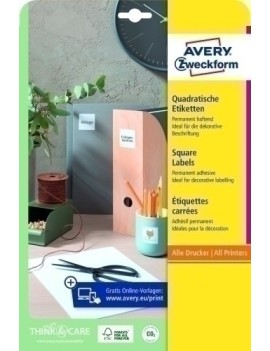 Etiq.Imp.Avery L7120 25H Codigo Qr 35X35