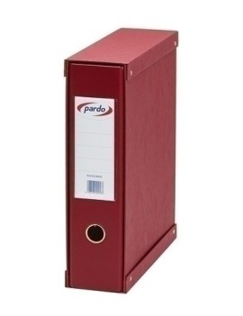 Archivador Pardo Fr.Pvc A4 C/Cj.70 Rojo