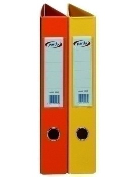 Carpeta Pardo Pvc Fº 2 An.40 Mx Amarillo