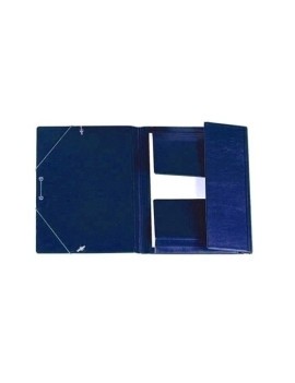 Carpeta Solap.Iber.Pvc Fº  Azul
