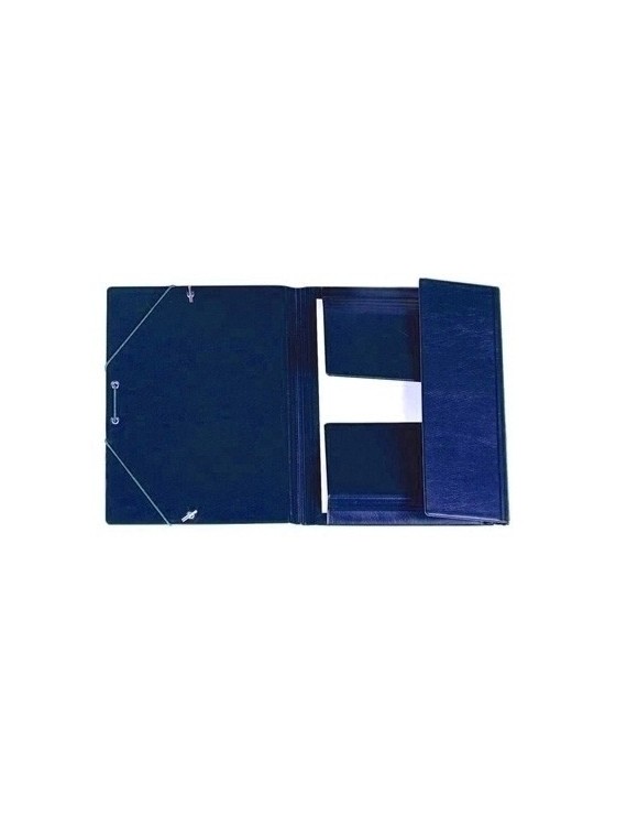 Carpeta Solap.Iber.Pvc Fº  Azul