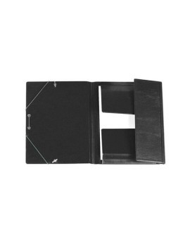 Carpeta Solap.Iber.Pvc Fº  Negro