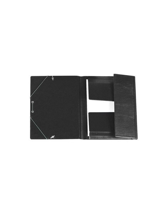 Carpeta Solap.Iber.Pvc Fº  Negro