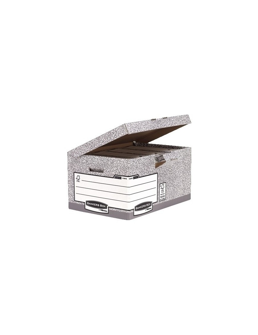 Contenedor Fellowes Tapa Fija Gris