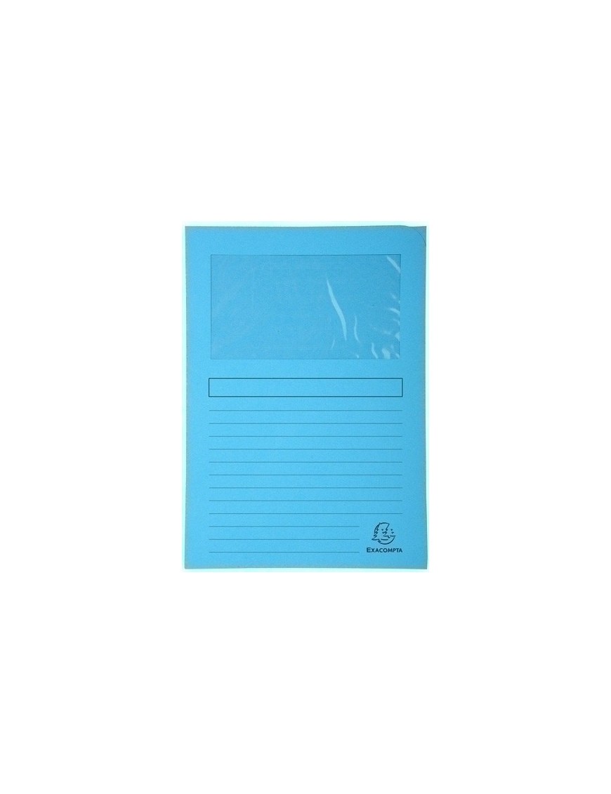 Subcarp. Exac. Ventana 120G A4 Azul P/25