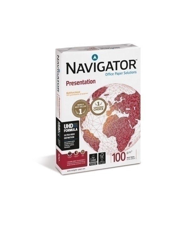 Papel A4 Navigator 100G 500H Presentat.