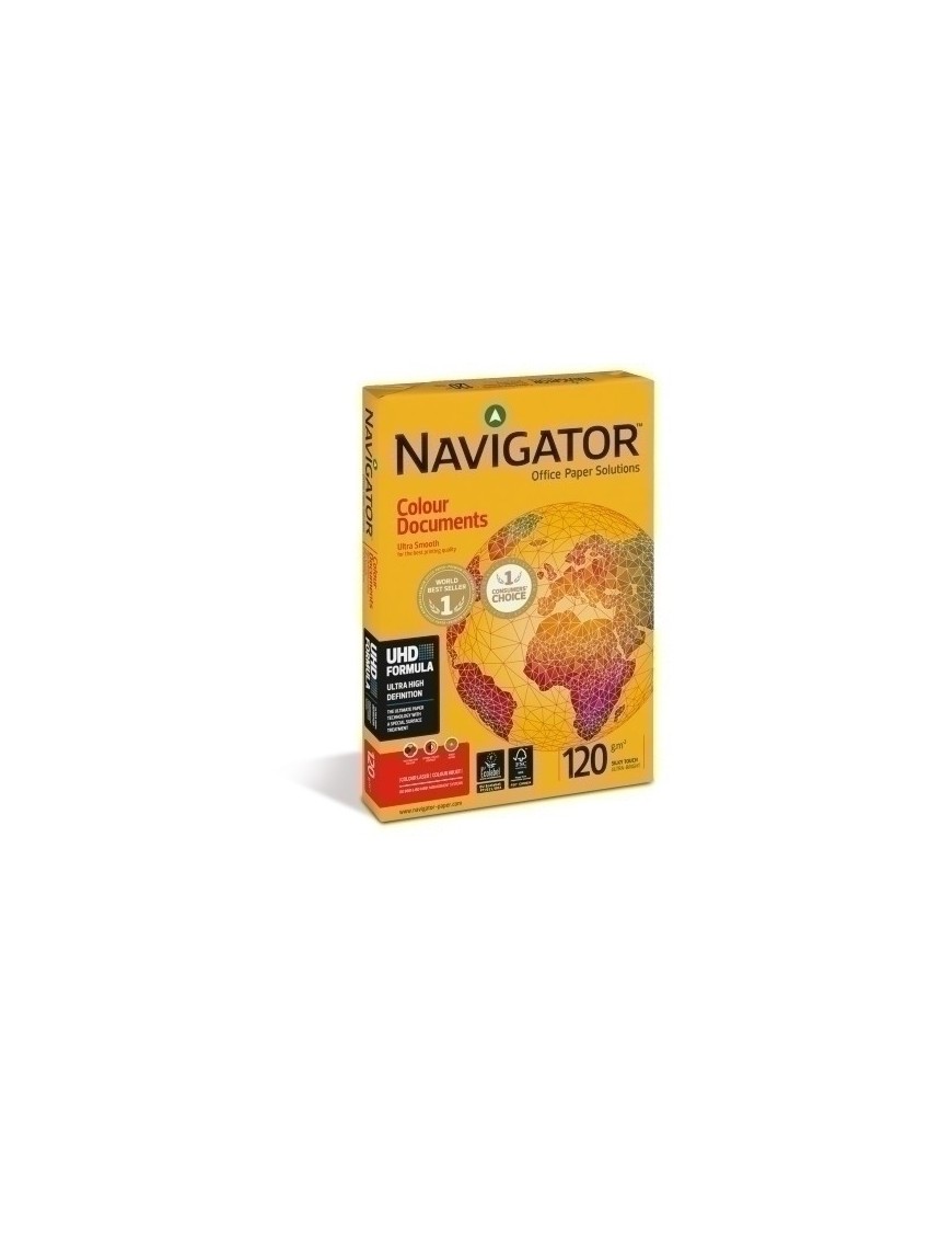 Papel A4 Navigator 120G 250H Colour Doc.
