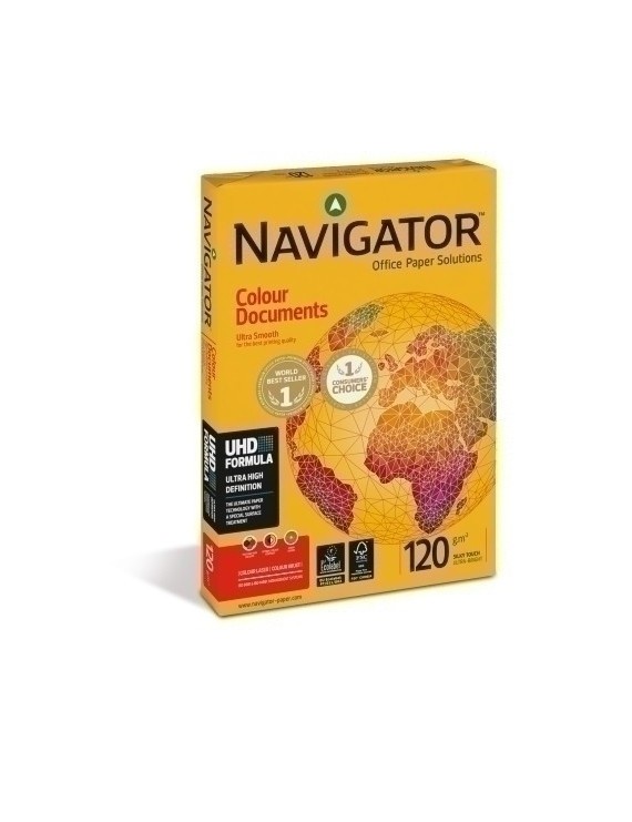 Papel A4 Navigator 120G 250H Colour Doc.