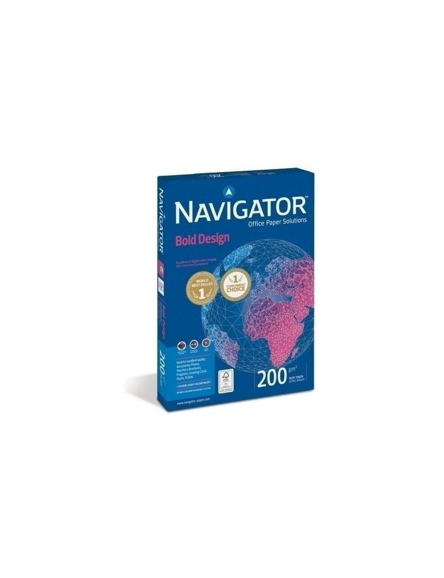 Papel A4 Navigator 200G 150H Bold Design