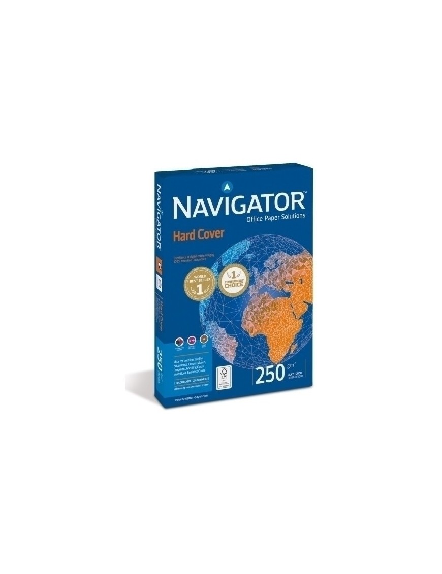 Papel A4 Navigator 250G 125H Hard Cover