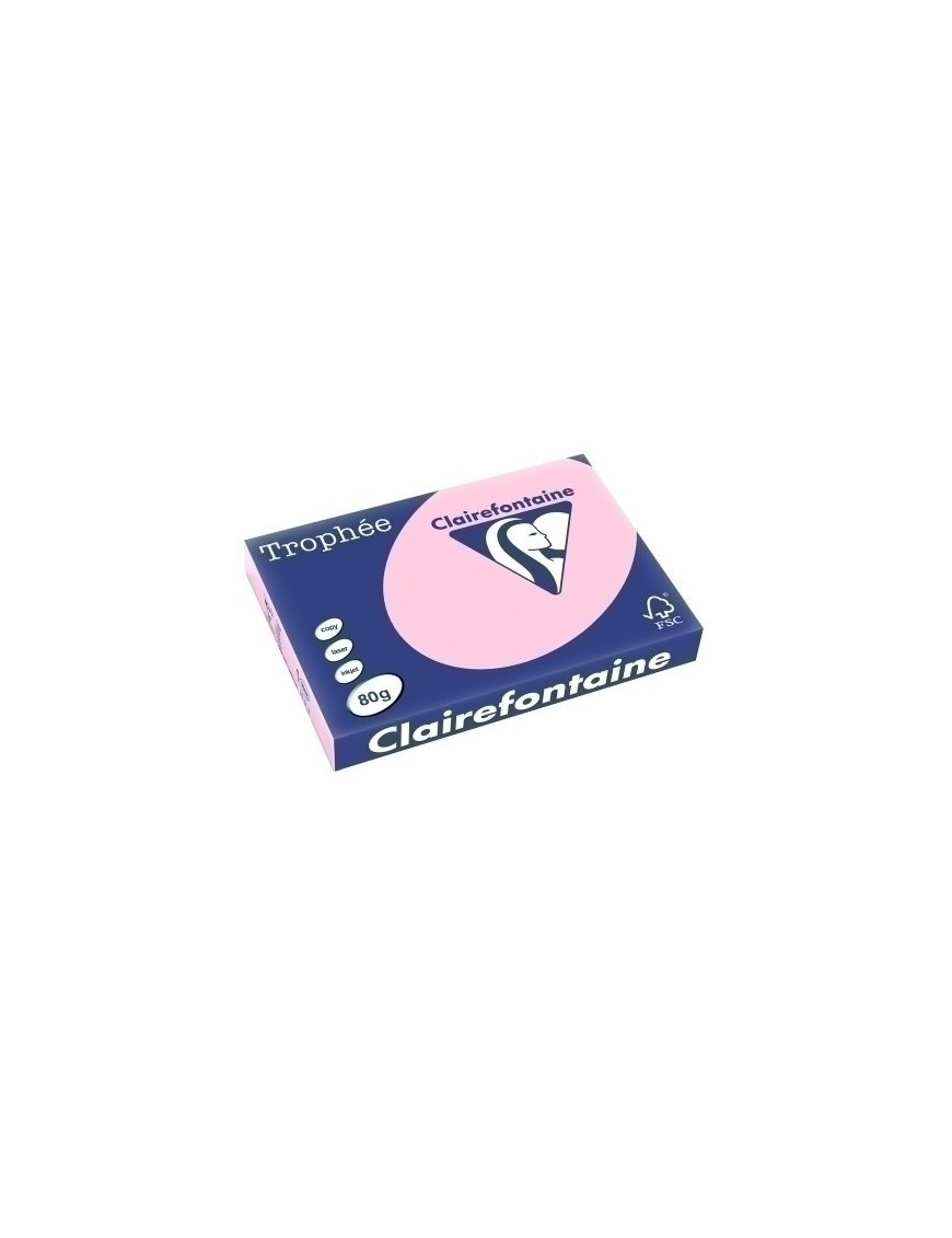 Papel Color A3 Trophee 80G 500H Rosa