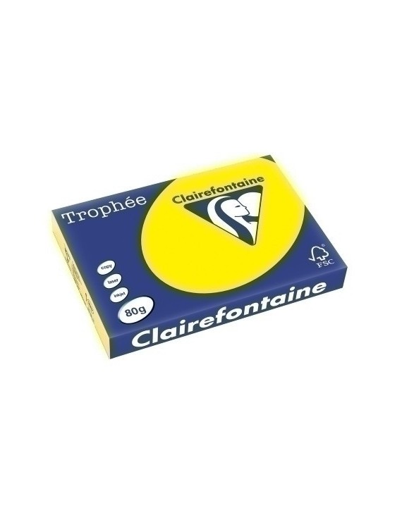 Papel Color A3 Trophee 80G 500H Sol