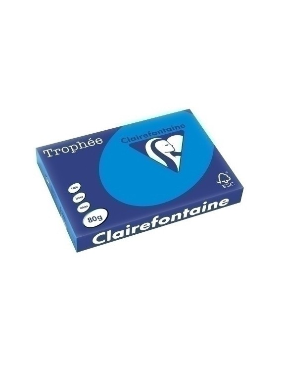 Papel Color A3 Trophee 80G 500H Turquesa