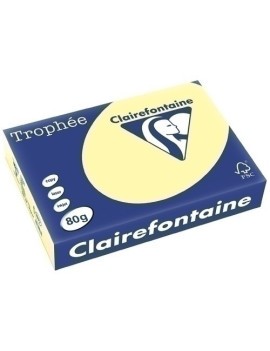 Papel Color A4 Trophee 80G 500H Amarillo