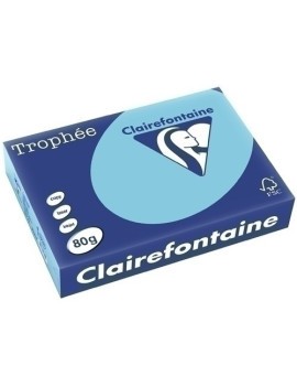 Papel Color A4 Trophee 80G 500H Azul Cie