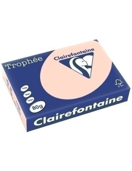 Papel Color A4 Trophee 80G 500H Salmon