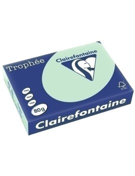 Papel Color A4 Trophee 80G 500H Verde