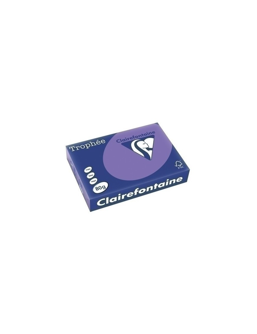 Papel Color A4 Trophee 80G 500H Violeta