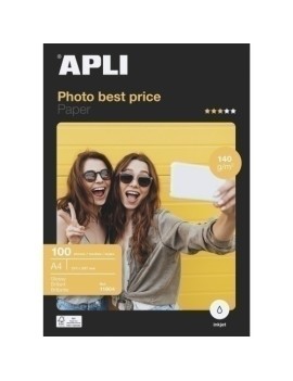 P.Inkjet Apli Foto A4 140G 100H Glossy