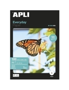 P.Inkjet Apli Foto A4 180G 100H Glossy