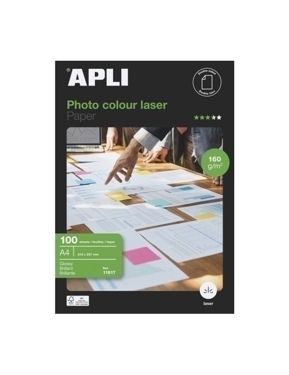 P.Laser-Copy A4 Apli 160G 100H Foto 2 C.