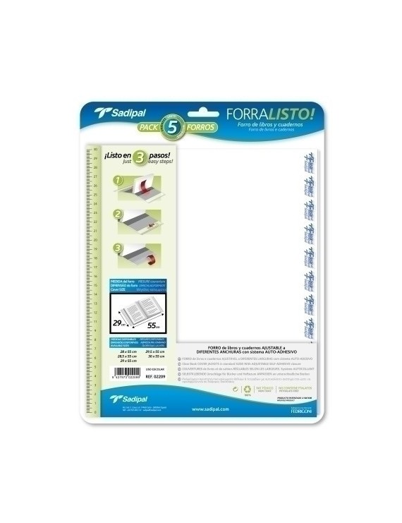 Forro Ajust.Sadipal 29X55 Blister 5