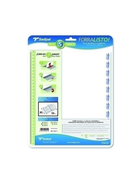 Forro Ajust.Sadipal 30X55 Blister 5