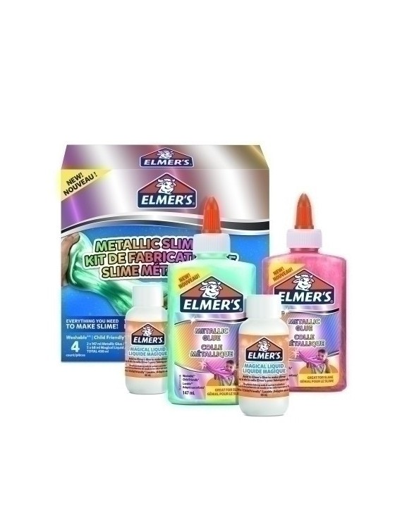 Juego Elmer´S Slime Kit Complt.Metalicos