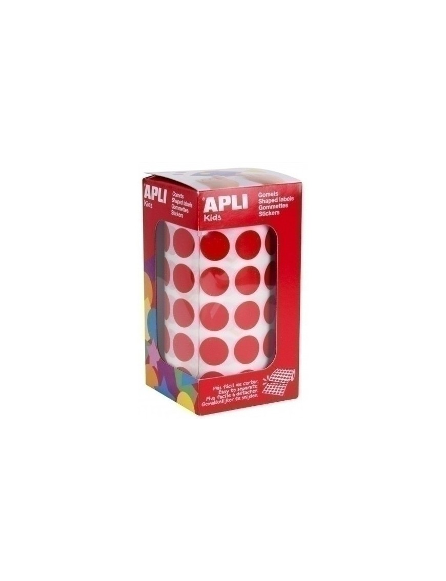 Gomets Apli (04857) Rl.59H Circ.15 Rojo