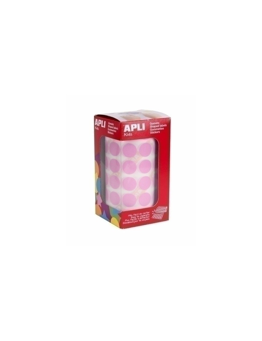 Gomets Apli (11484) Rl.59H Circ.15 Rosa