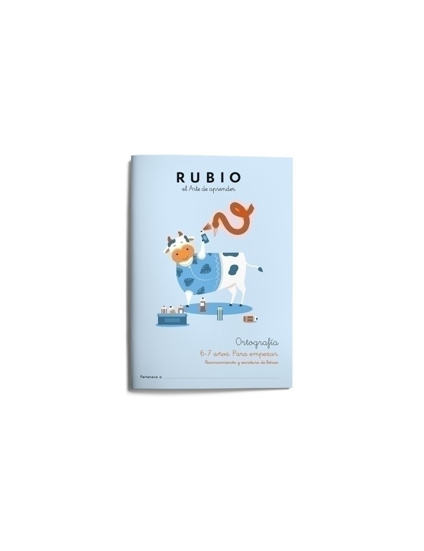 Cuaderno Rubio Ortografia 1 6-7 Años