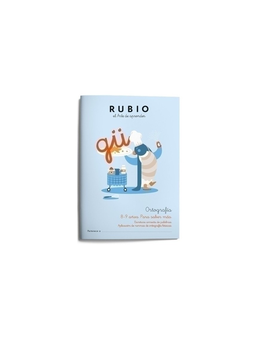 Cuaderno Rubio Ortografia 4 8-9 Años
